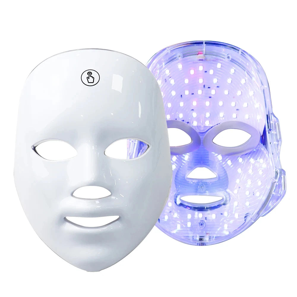7 ألوان LED قناع الوجه الفوتون العلاج الوجه العناية بالبشرة
