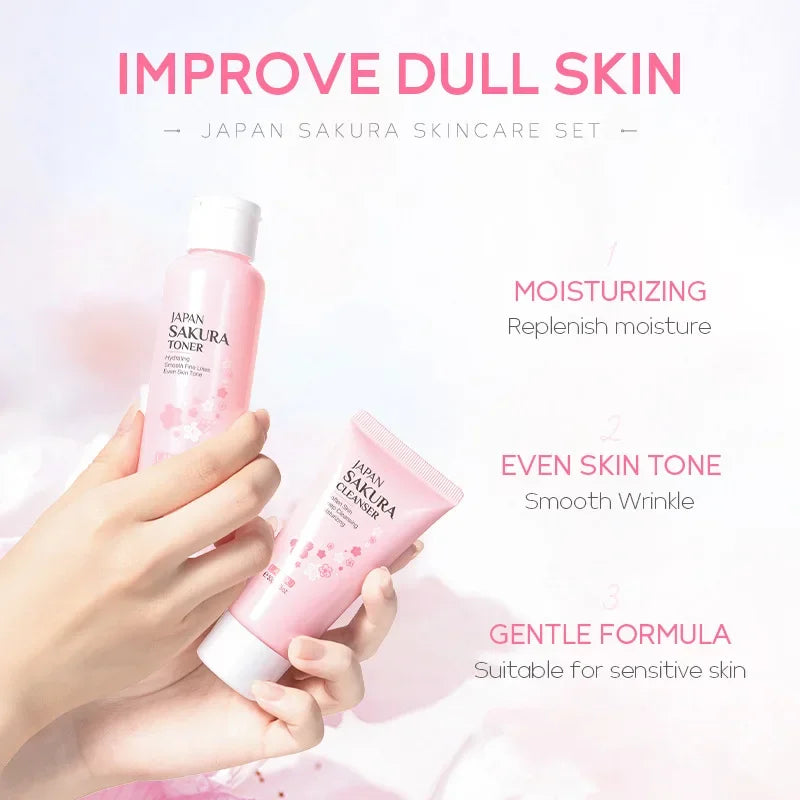 مجموعة العناية بالبشرة من LAIKOU-Sakura