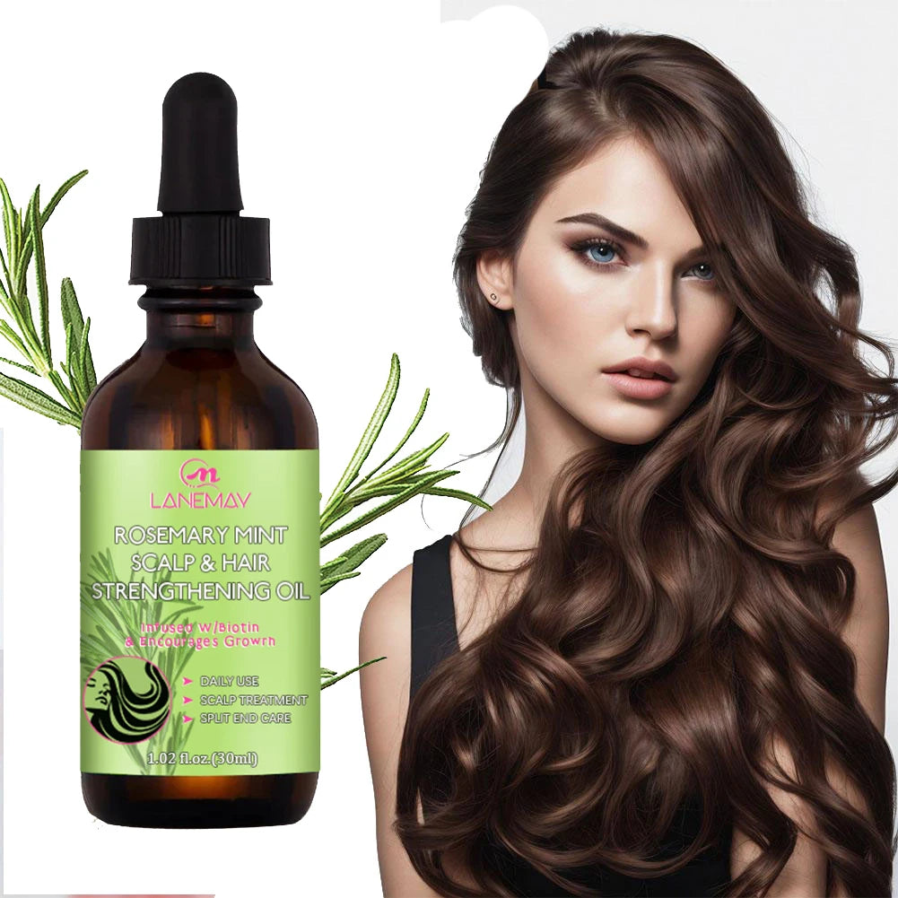 زيت الروزماري العطري لنمو الشعر