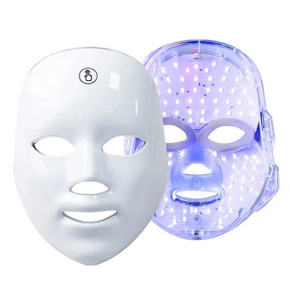 7 ألوان LED قناع الوجه الفوتون العلاج الوجه العناية بالبشرة