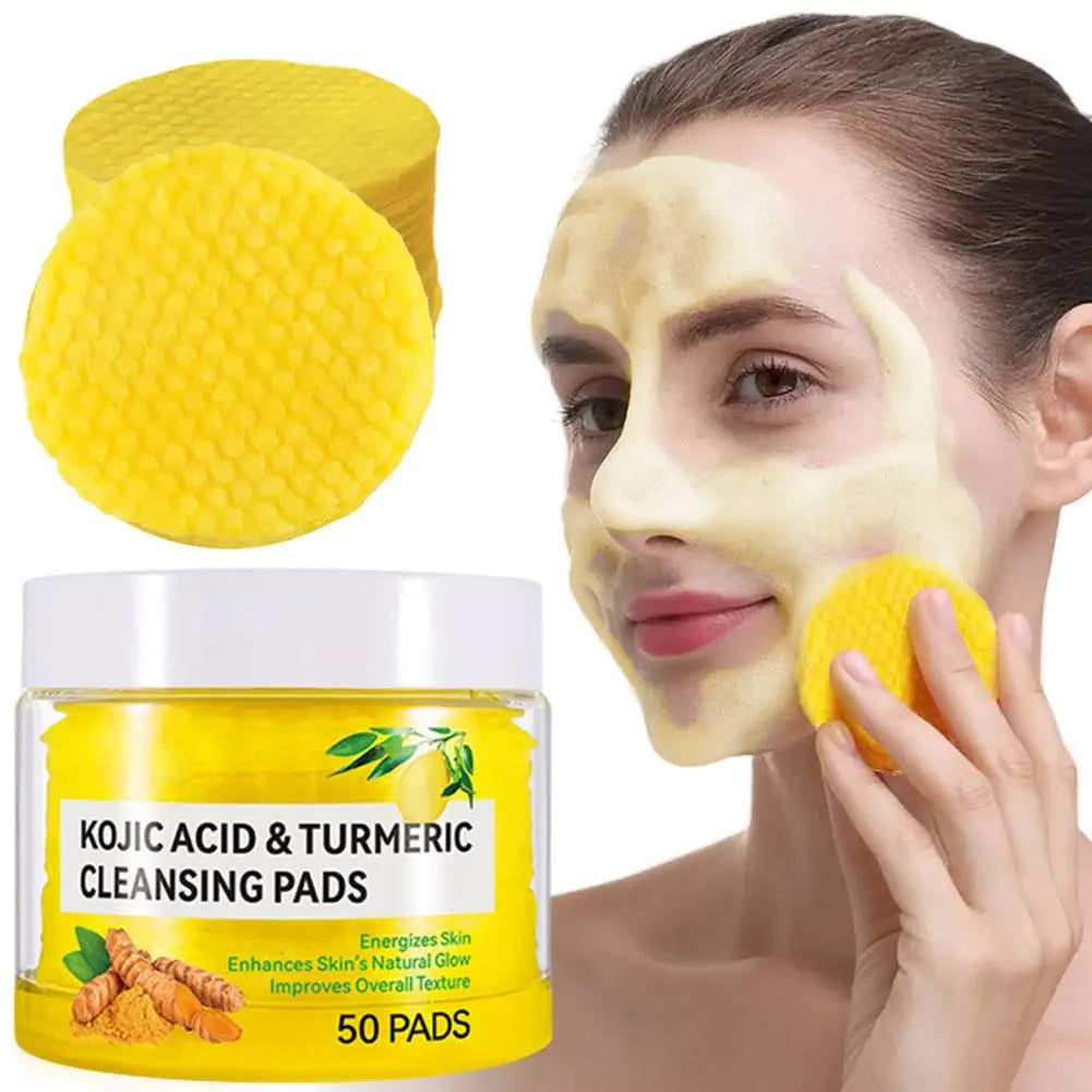 وسادات تنظيف الكركم للتنظيف اليومي